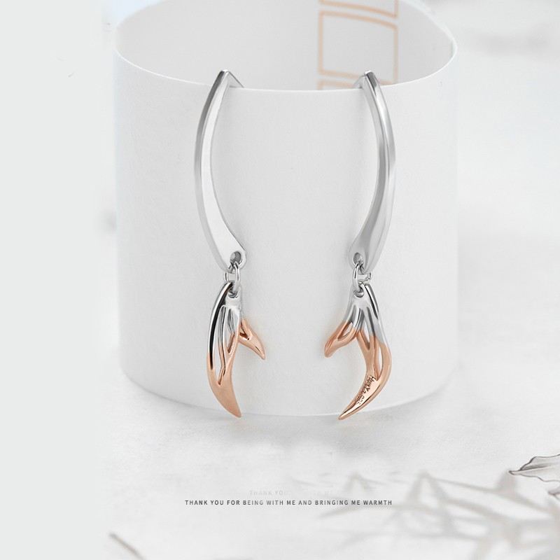 Koi Fish S925 Sterling Silver Ett Par Örhängen För Flickor Tonåringar Pojkar Studenter Dam