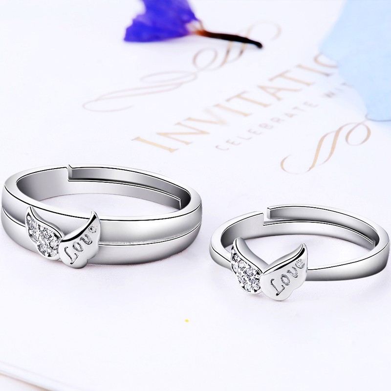 925 Sterling Silver Kreativa Änglavingar "With You" Parringar