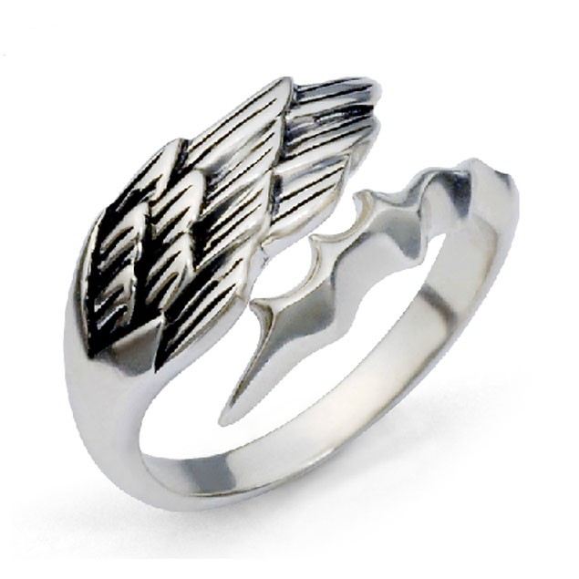 Ängel Och Djävul 925 Sterling Silver Unisex Ring