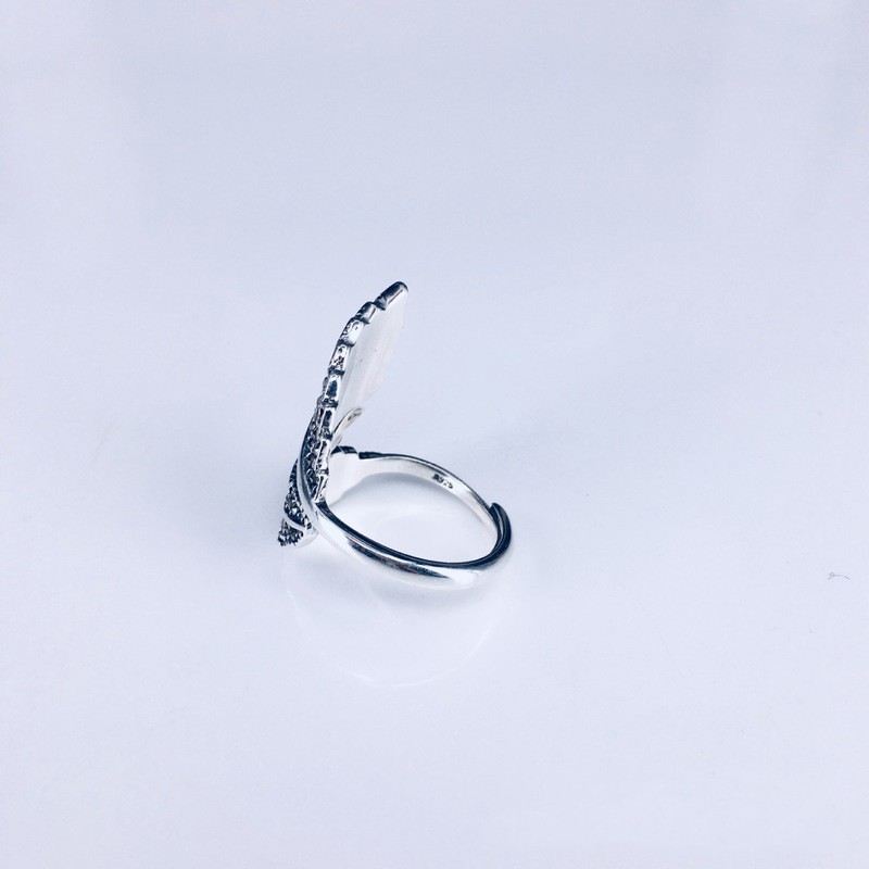 Bladform Original Design S Damring 925 Sterling Silver