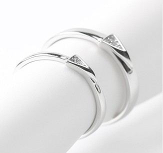 Cupids Pil S925 Sterling Silverälskare Justerbara Parringar