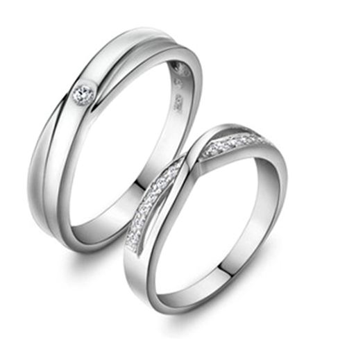 Elegant Och Unik Ihålig Parring I 925 Sterling Silver