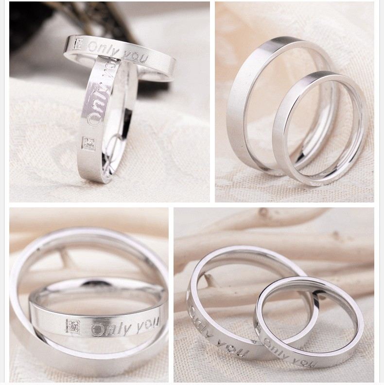 Eleganta Och Perfekta 925 Sterling Silver "Forever Love" Parringar