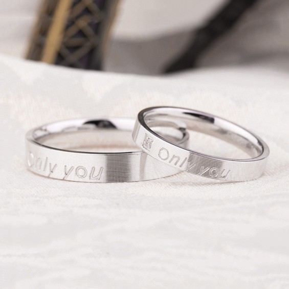 Eleganta Och Perfekta 925 Sterling Silver "Forever Love" Parringar