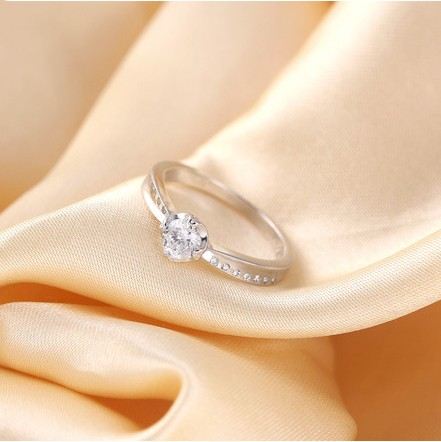 Europeiska Avancerade Mikroinsatser Super Flash CZ 925 Sterlingsilver Vigselring