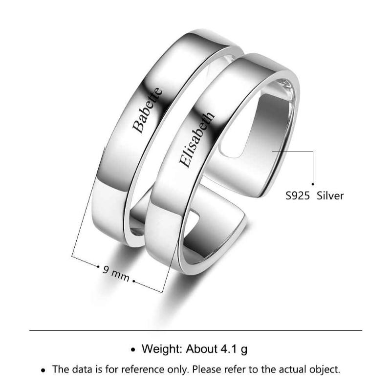 Födelsestensringar Mammoringar 925 Sterlingsilver Personlig Födelsestensfamilj Kubisk Zirkoniumring Mors Daggåva