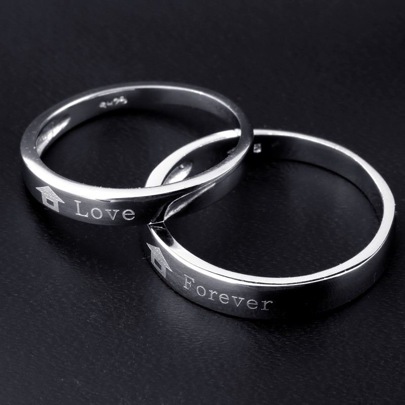 "Forever Love"-Tema "With You" 925 Silverparringar