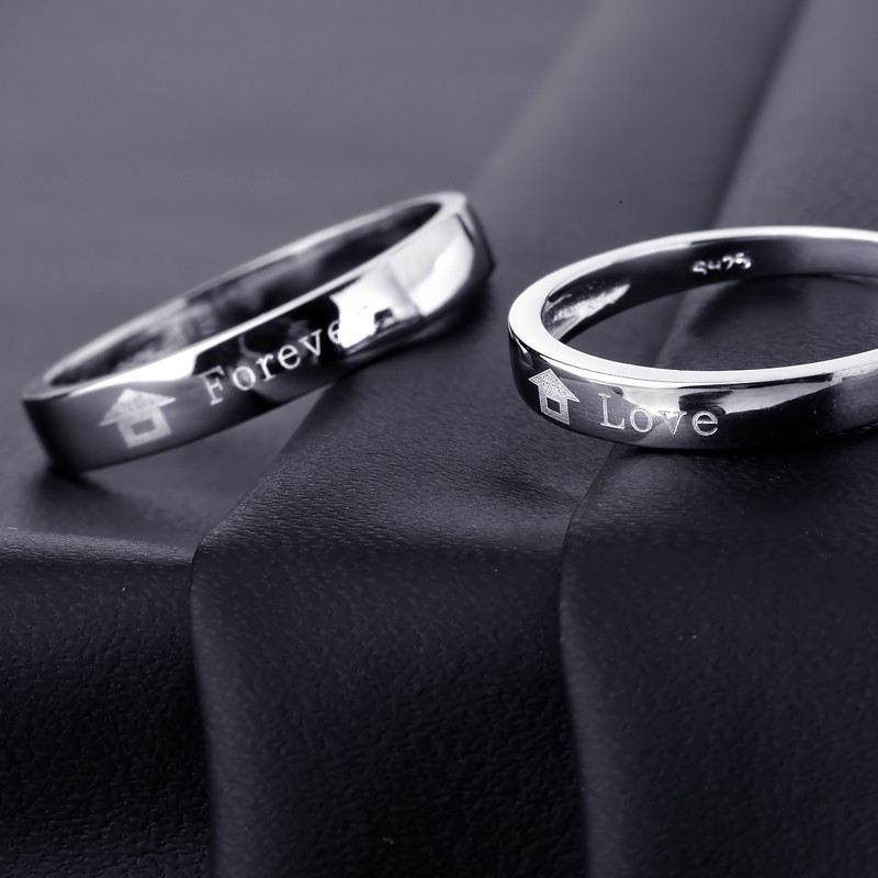 "Forever Love"-Tema "With You" 925 Silverparringar