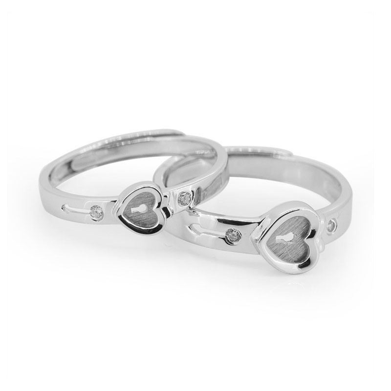 Herr Och Dam Samma Stycke 925 Sterlingsilver Parringar