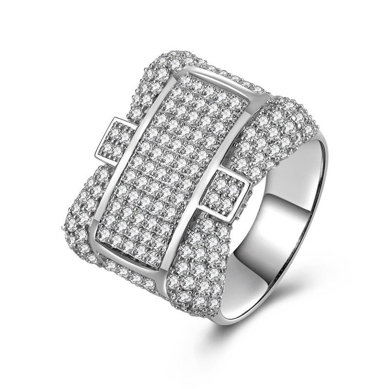 Hot Sell Högkvalitativt Kors Sterling Silver Mans Lovande Ring Vigselring