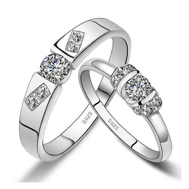 Kärleksliv 925 Sterling Silver Inlagda Lyxiga Cubic Zirconia Parringar