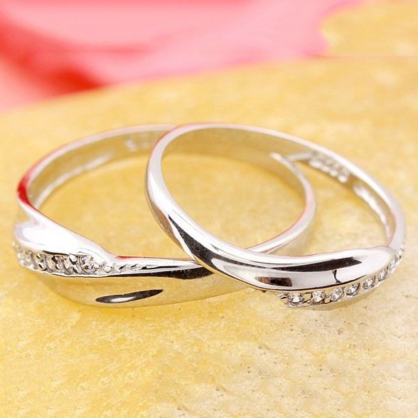 Koreansk Mode Personlighet "Forever Love" 925 Silver Parringar