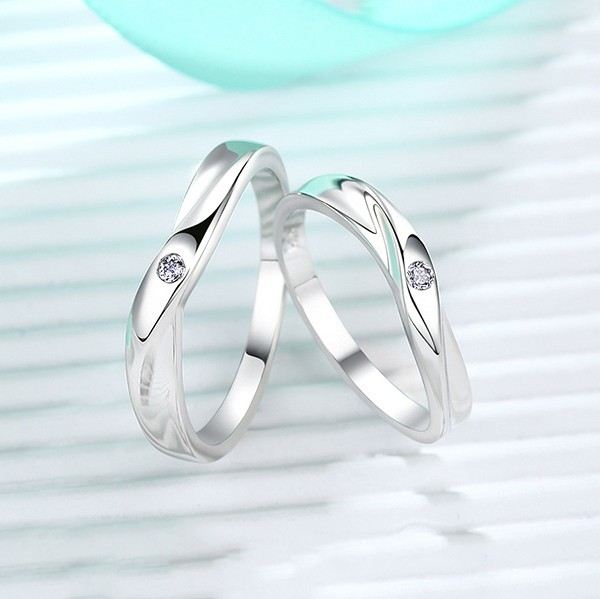 "Love You" 925 Sterling Silver Fina Polering Parringar