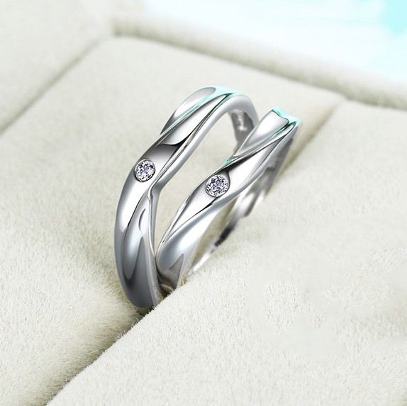 "Love You" 925 Sterling Silver Fina Polering Parringar