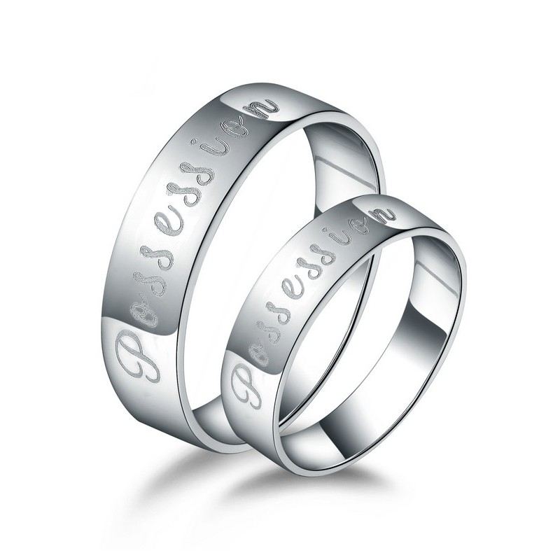 Ny Enkel Kärlek 925 Silver "Forever Love" Tema Parringar