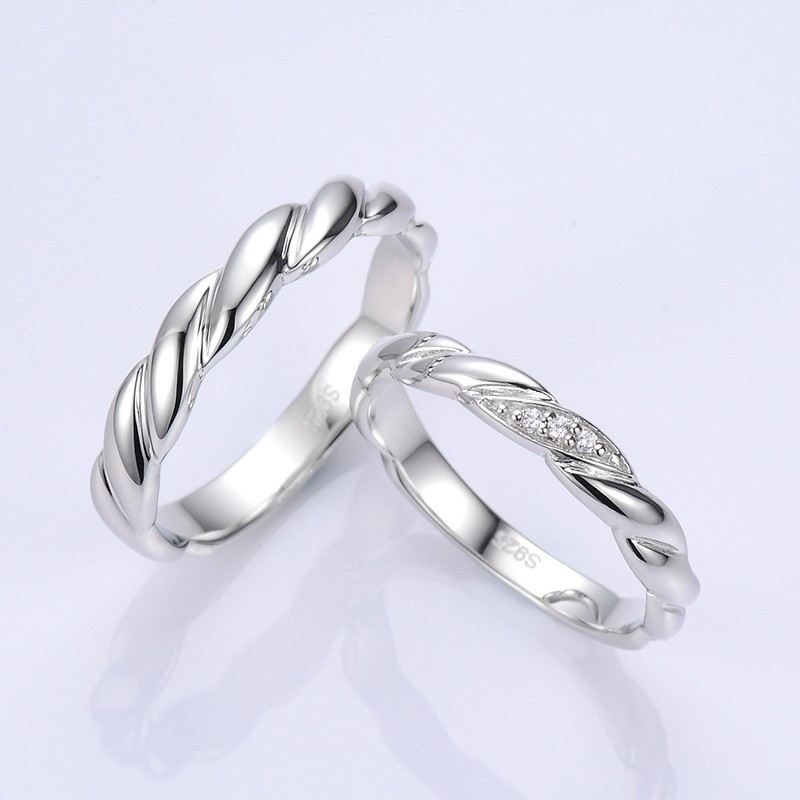 Original Design Twist Ring Yta 925 Silver Parring