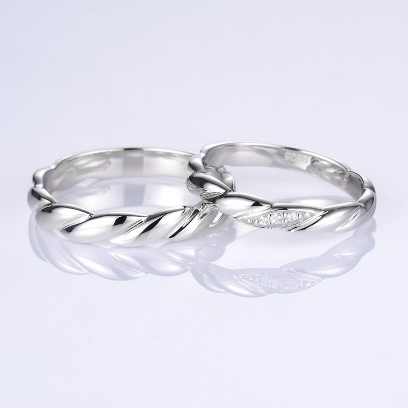 Original Design Twist Ring Yta 925 Silver Parring