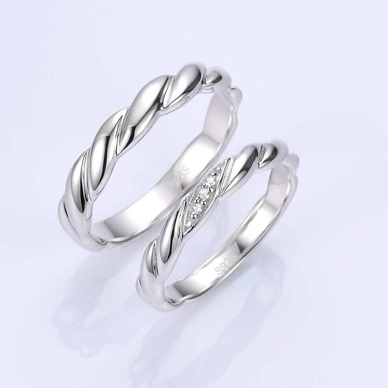 Original Design Twist Ring Yta 925 Silver Parring