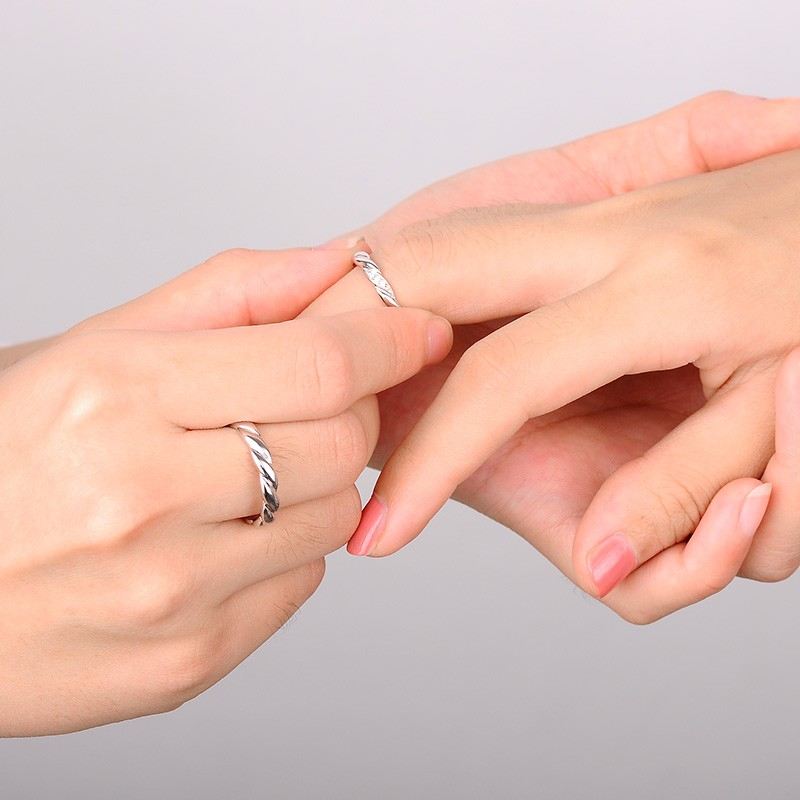 Original Design Twist Ring Yta 925 Silver Parring