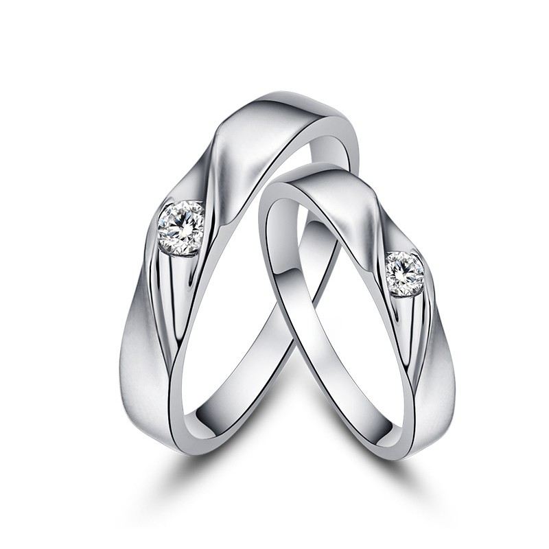 Originaldesign Diamant Kreativa Bokstäver 925 Sterlingsilver Parringar