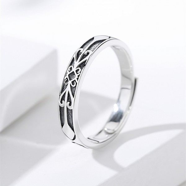 Originaldesign Prinsessa Och Riddare Månsten 925 Sterling Silver Lovande Ringar