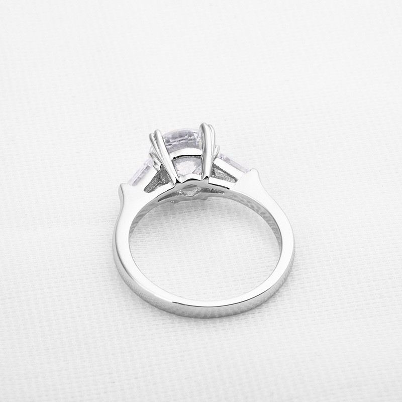 Personlig 2.0 Karat Diamant 925 Sterling Silver Damring