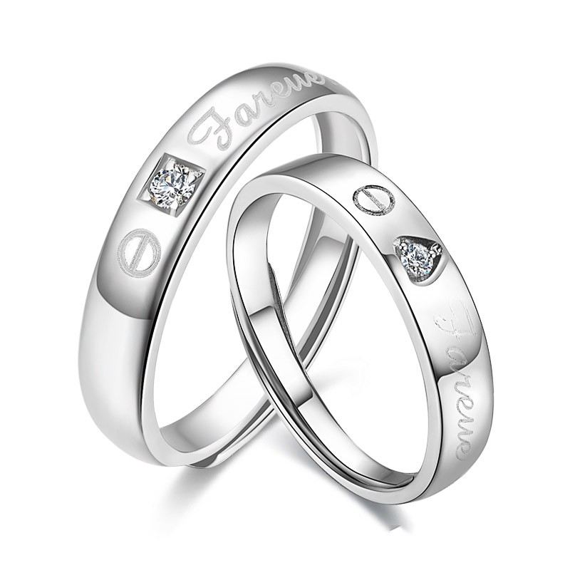 Romantisk Mode Stil 925 Silver "With You" Parringar