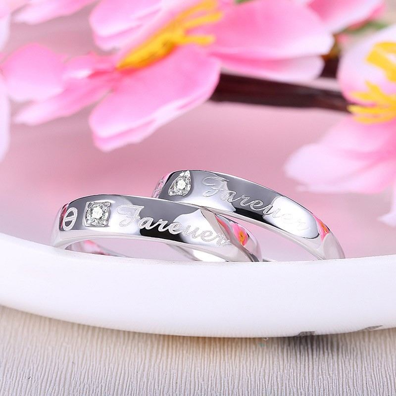 Romantisk Mode Stil 925 Silver "With You" Parringar