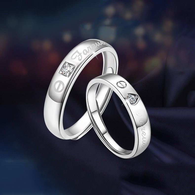 Romantisk Mode Stil 925 Silver "With You" Parringar