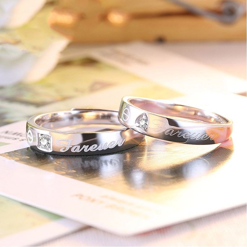 Romantisk Mode Stil 925 Silver "With You" Parringar