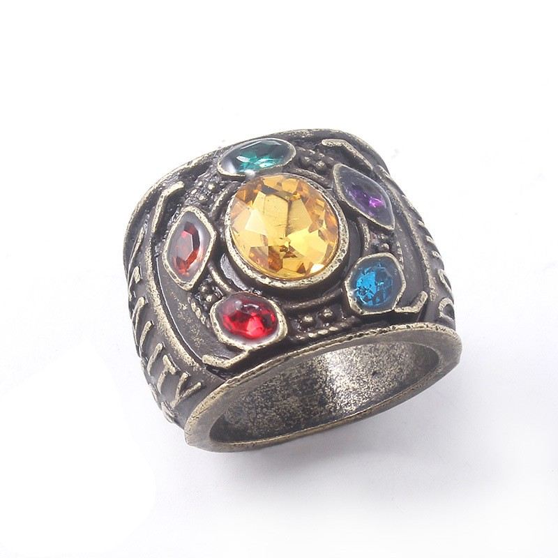 Thanos Fem Oändliga Ädelsten Energisk Man Ring