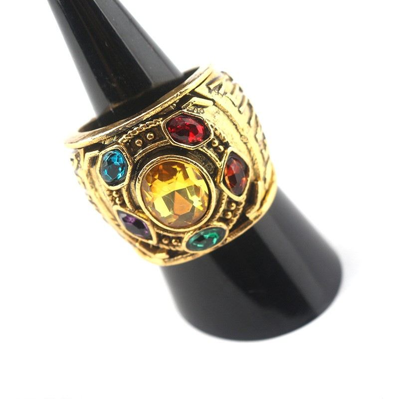 Thanos Fem Oändliga Ädelsten Energisk Man Ring